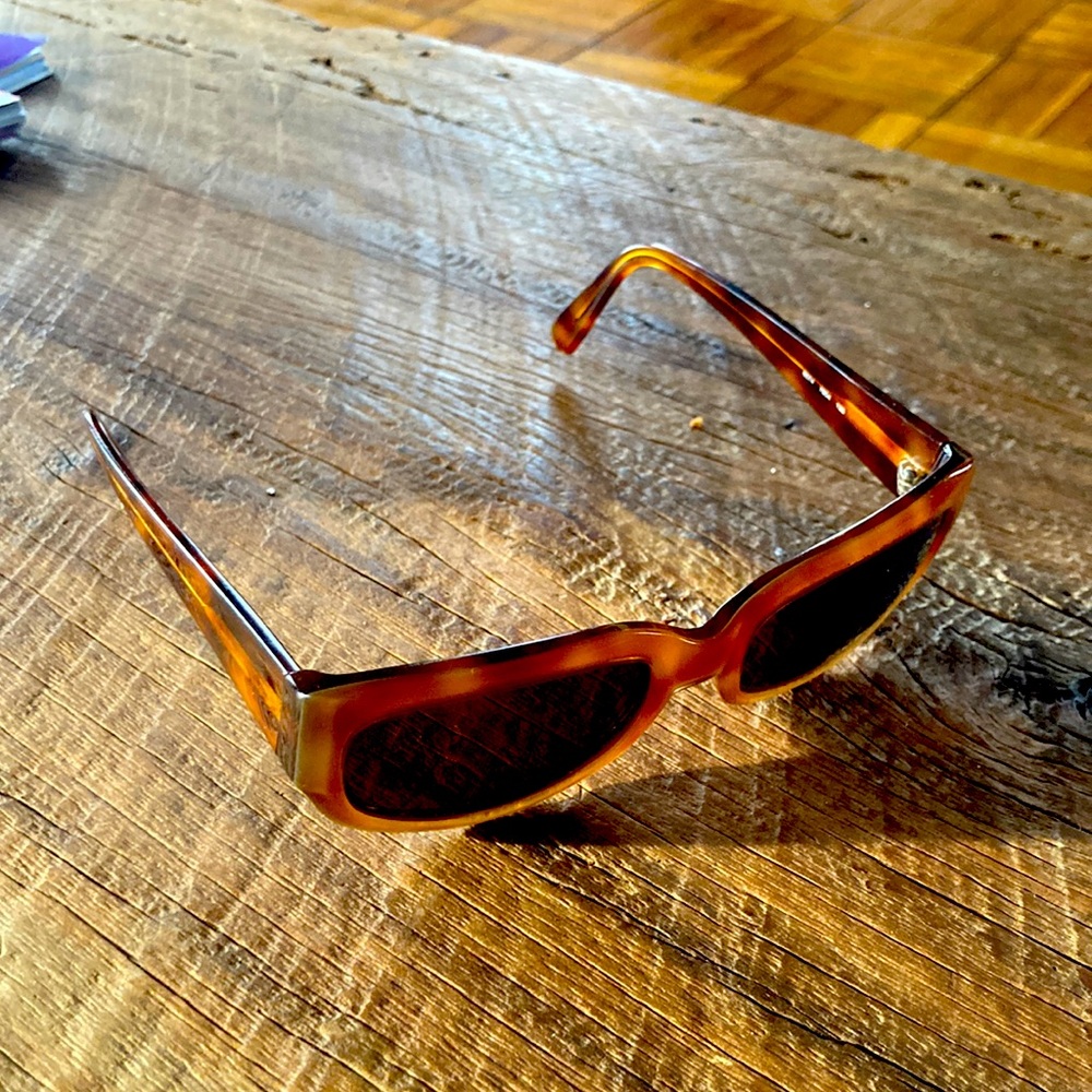 Vintage YSL Yves Saint Laurent square Women’s Sunglasses- tortoise shell & gold